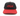red and black athlete rope hat